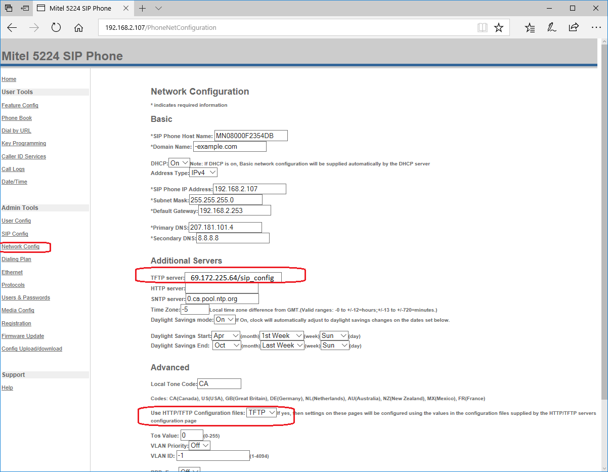 Auto Provisioning Via TFTP/HTTP Server